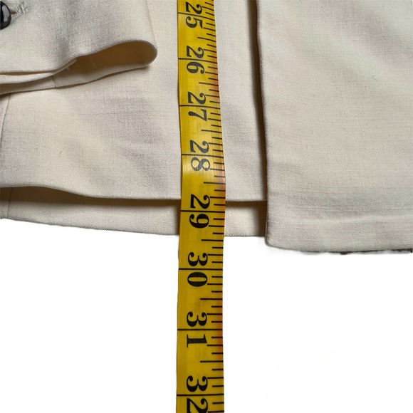 House of Harlow 1960 | Women | Cream Swan Open Front Blazer | Size Small - Picture 7 of 13